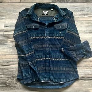 Vissla Blue Men’s Flannel Size M